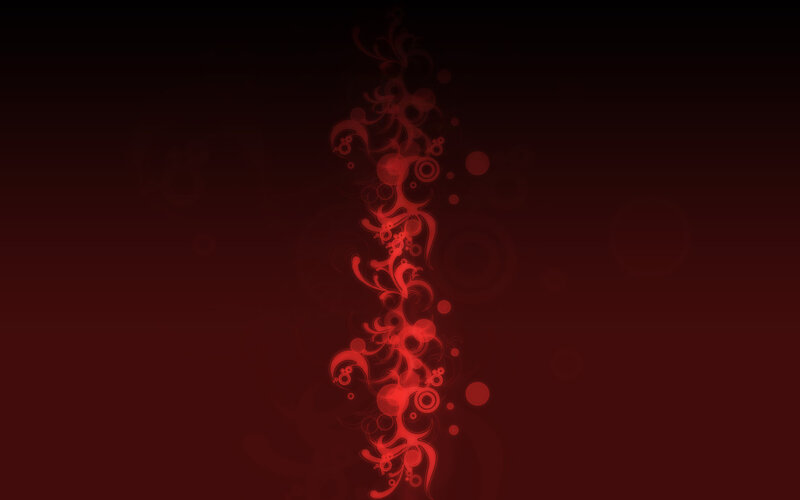 Red Abstract Swirls — Dark