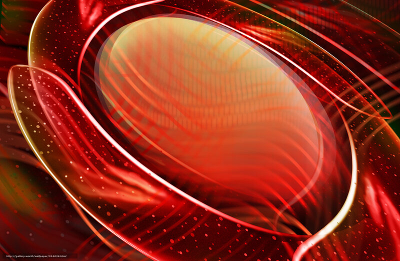 Red Abstract Swirls — Dynamic, Digital Art