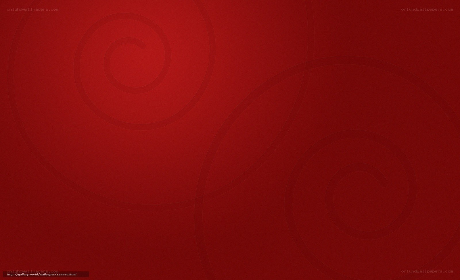 Red abstract swirls