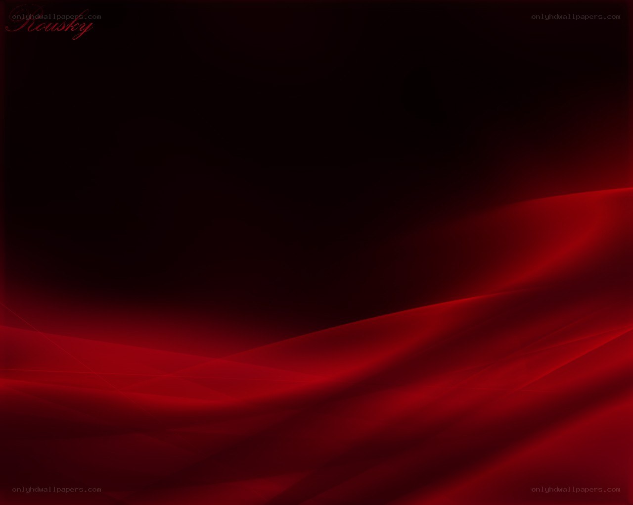 Red abstract wave background