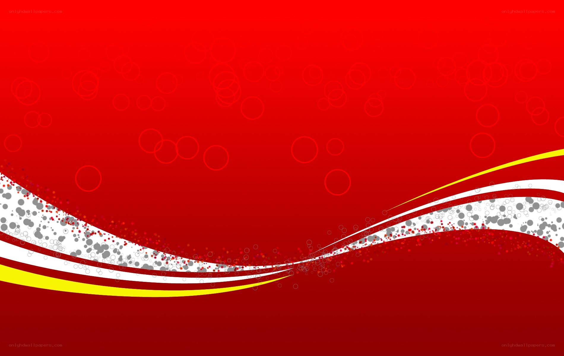 red abstract wave design