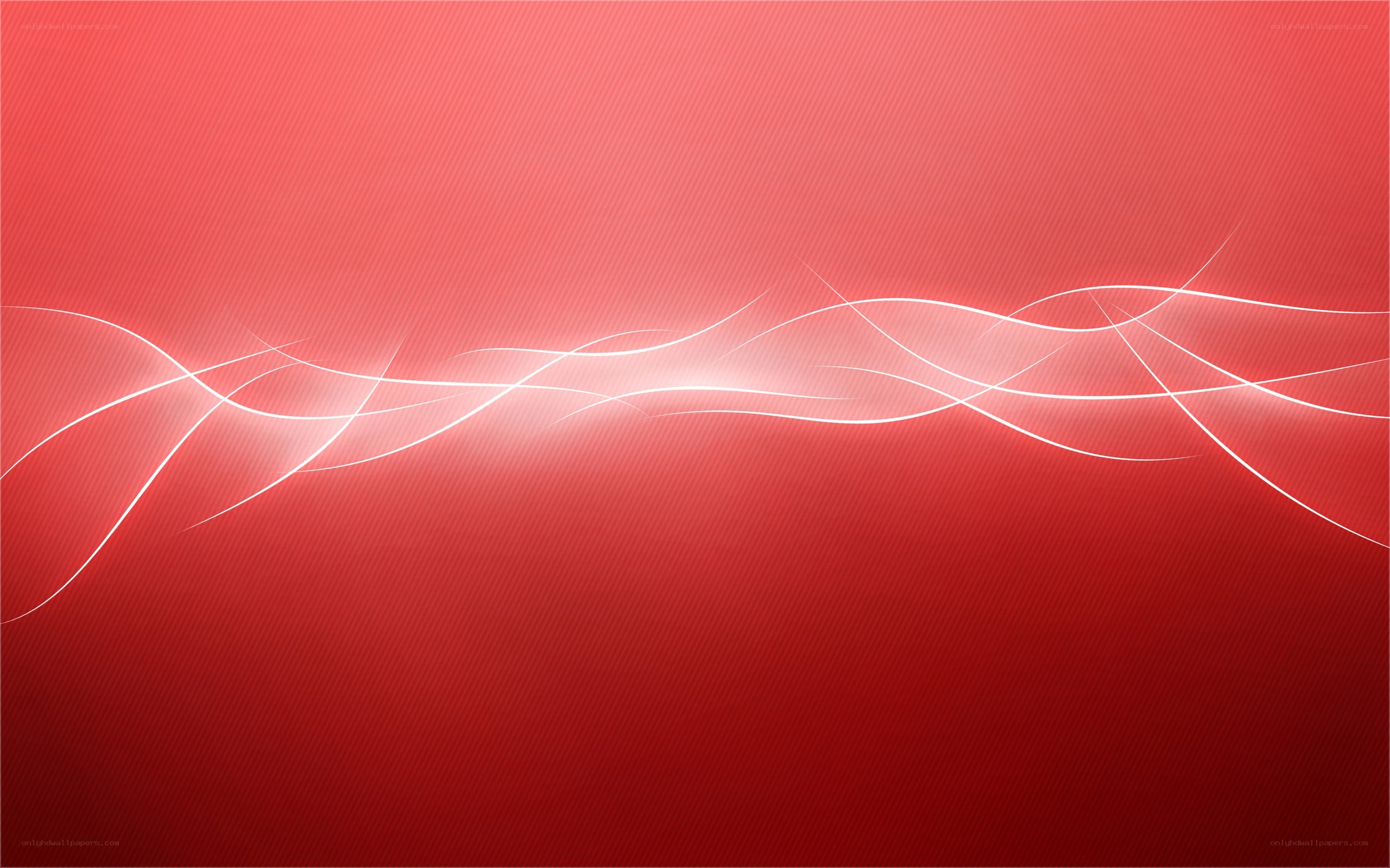 red abstract wave design
