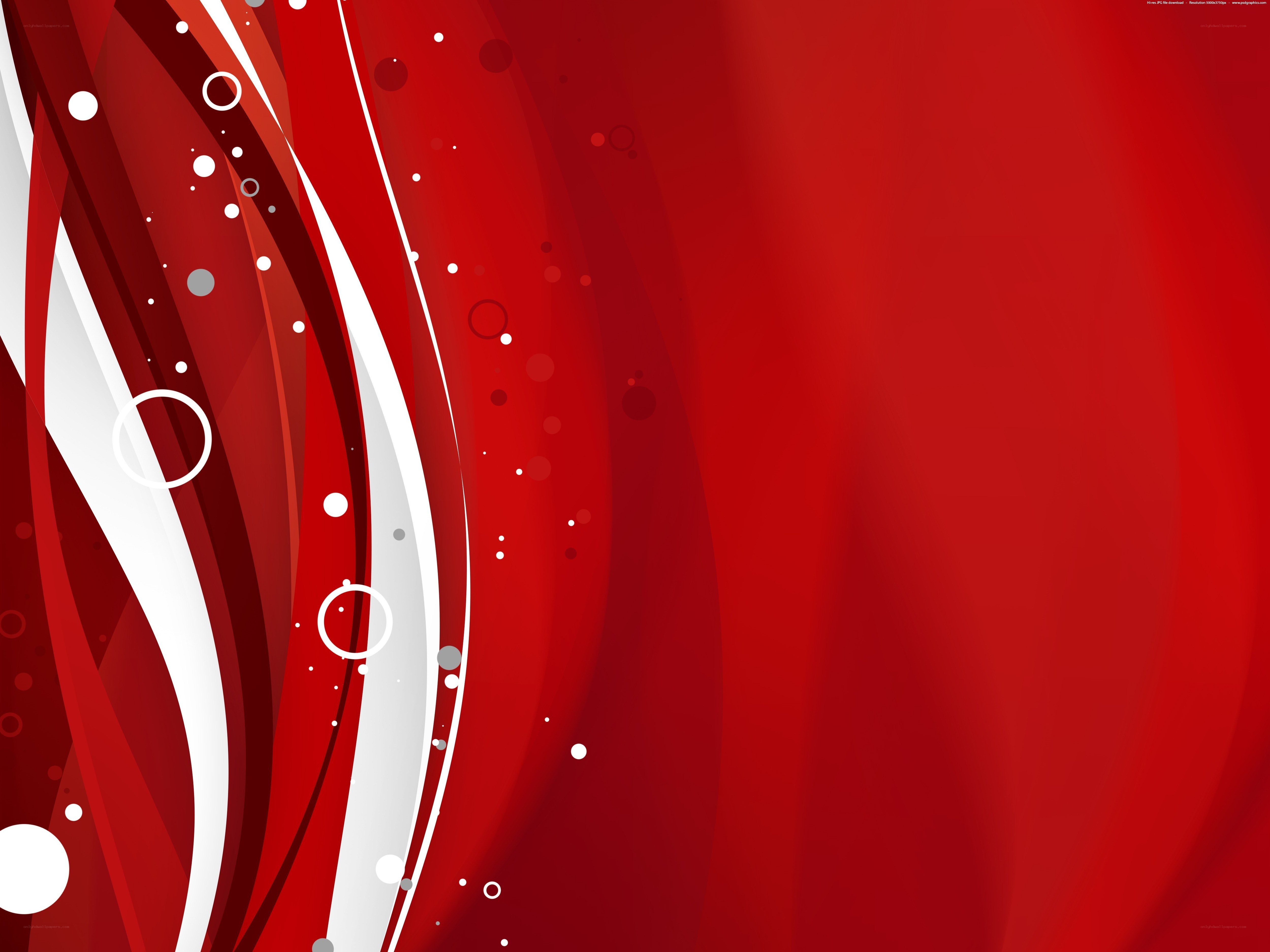 Red abstract wave design