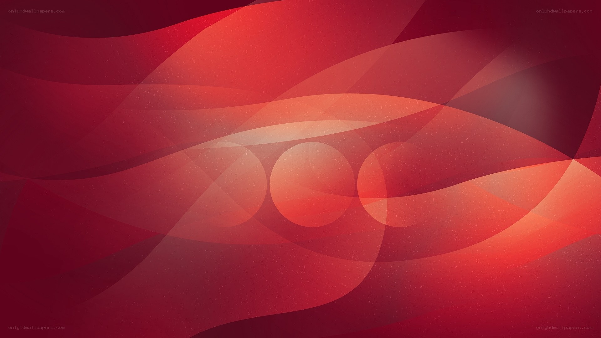 Red abstract wave design