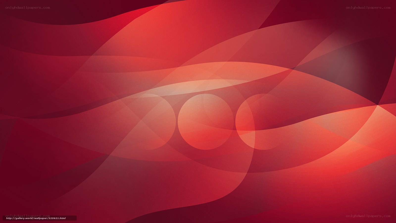 Red abstract wave design