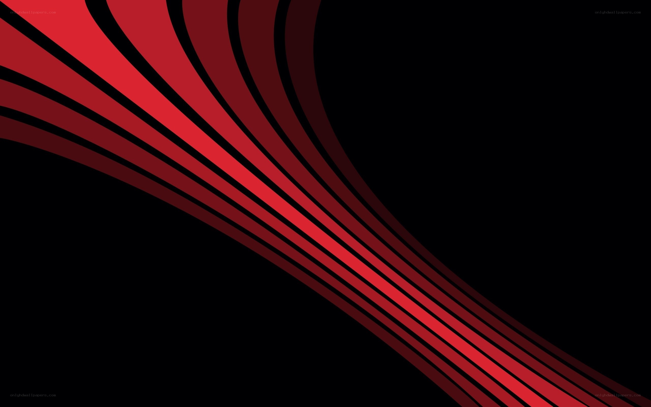 Red abstract wave design