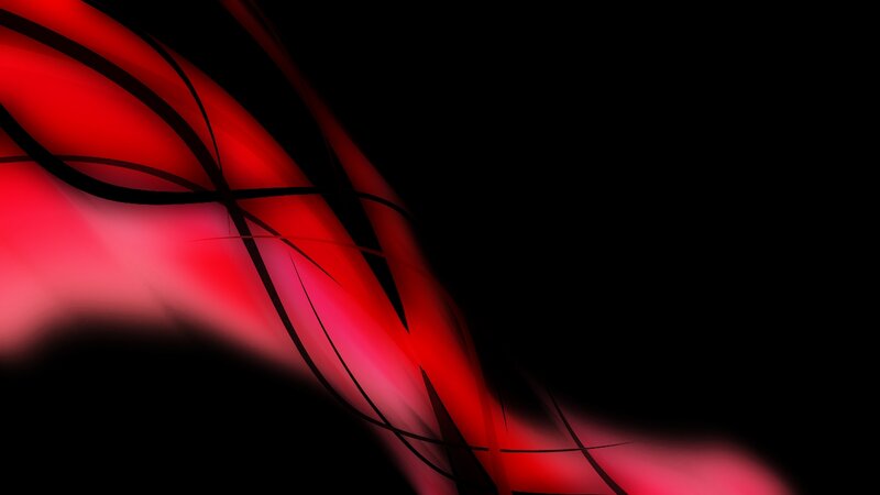 Red Abstract Waves — Dramatic
