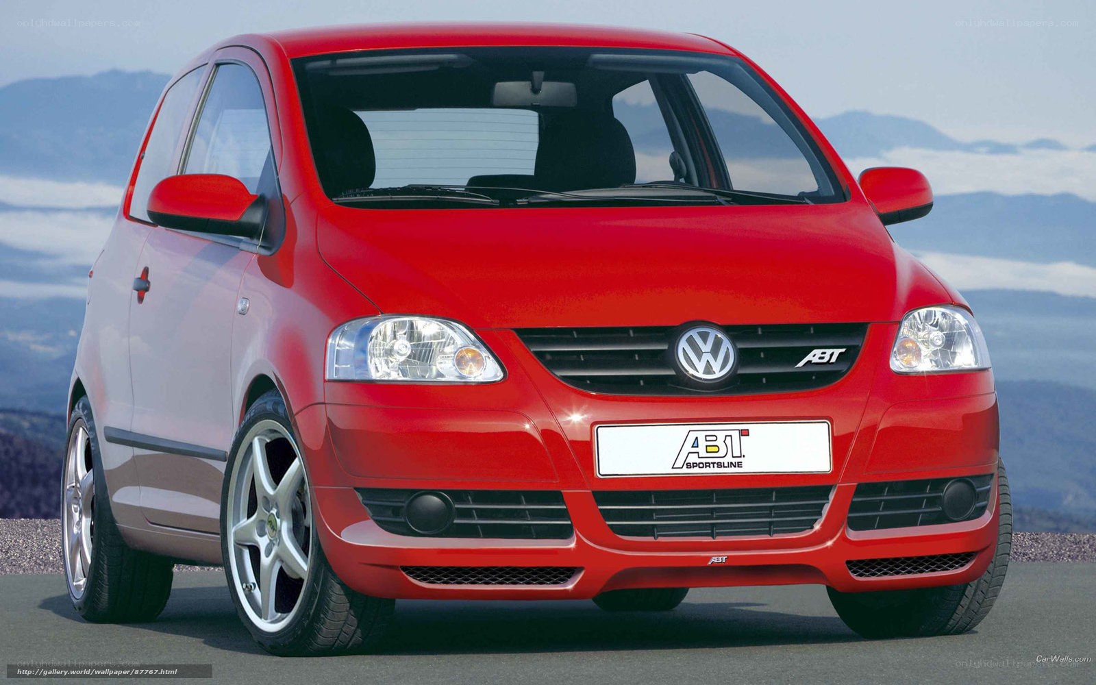 Red ABT Volkswagen Fox