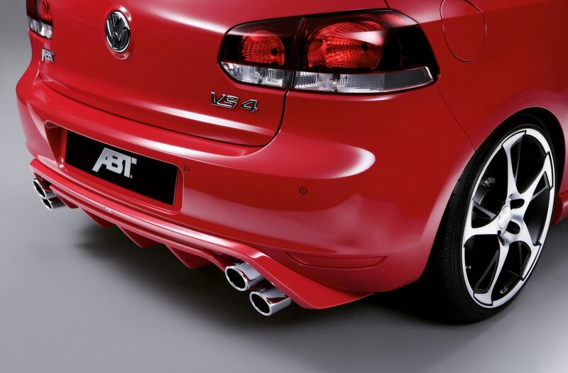 Red ABT Volkswagen Golf