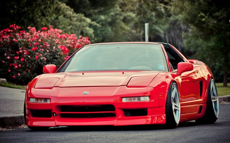 Red Acura NSX Car — Calm, Afternoon