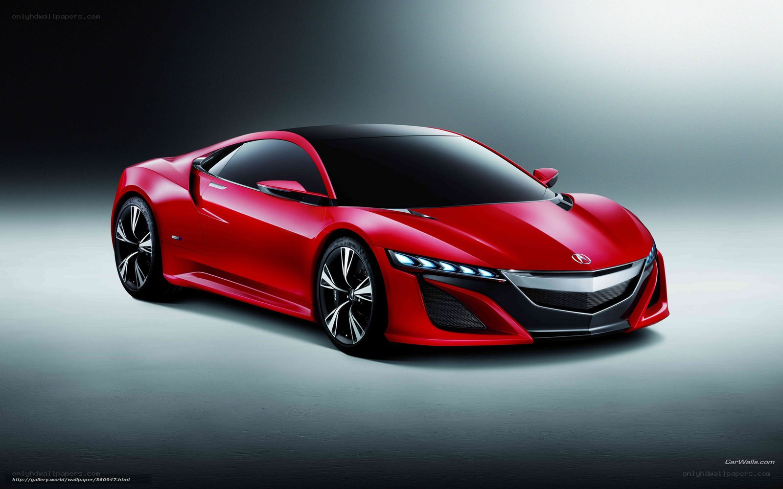 Red Acura NSX Concept