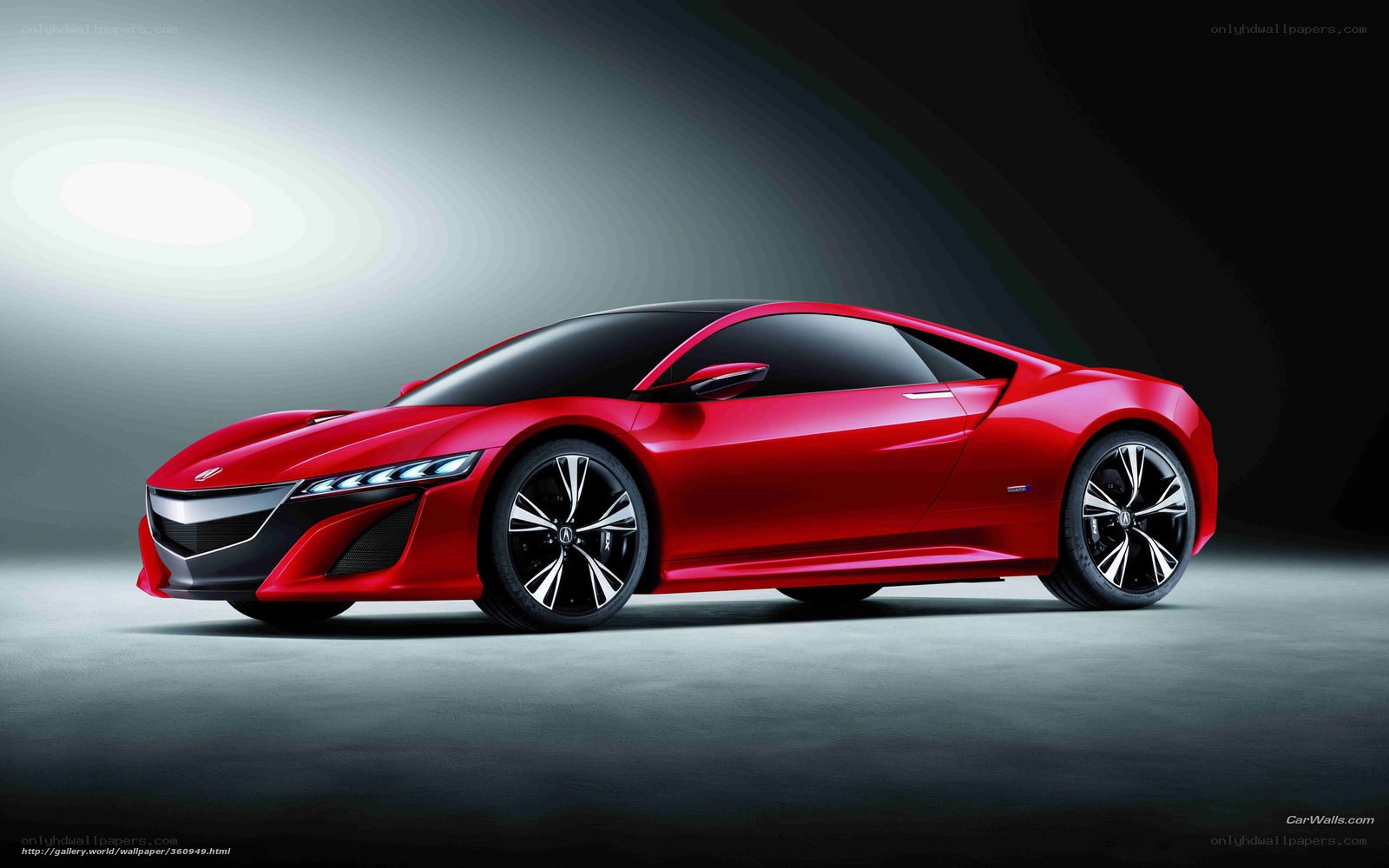 Red Acura NSX Concept