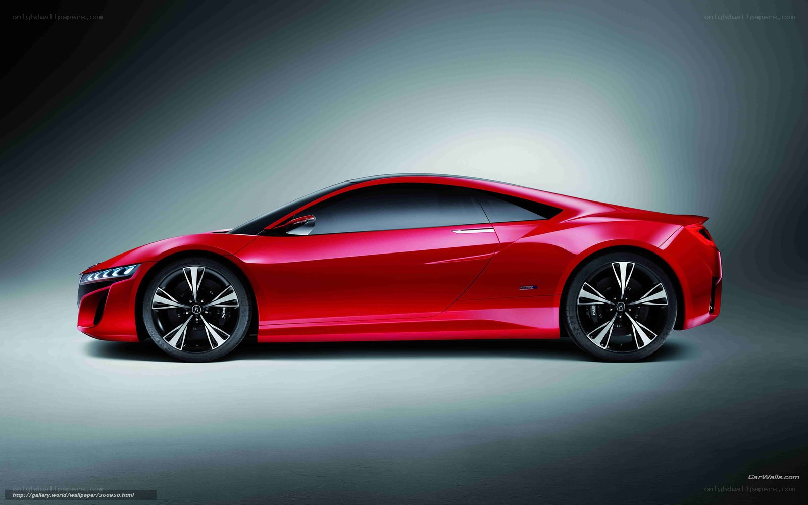 Red Acura NSX Concept