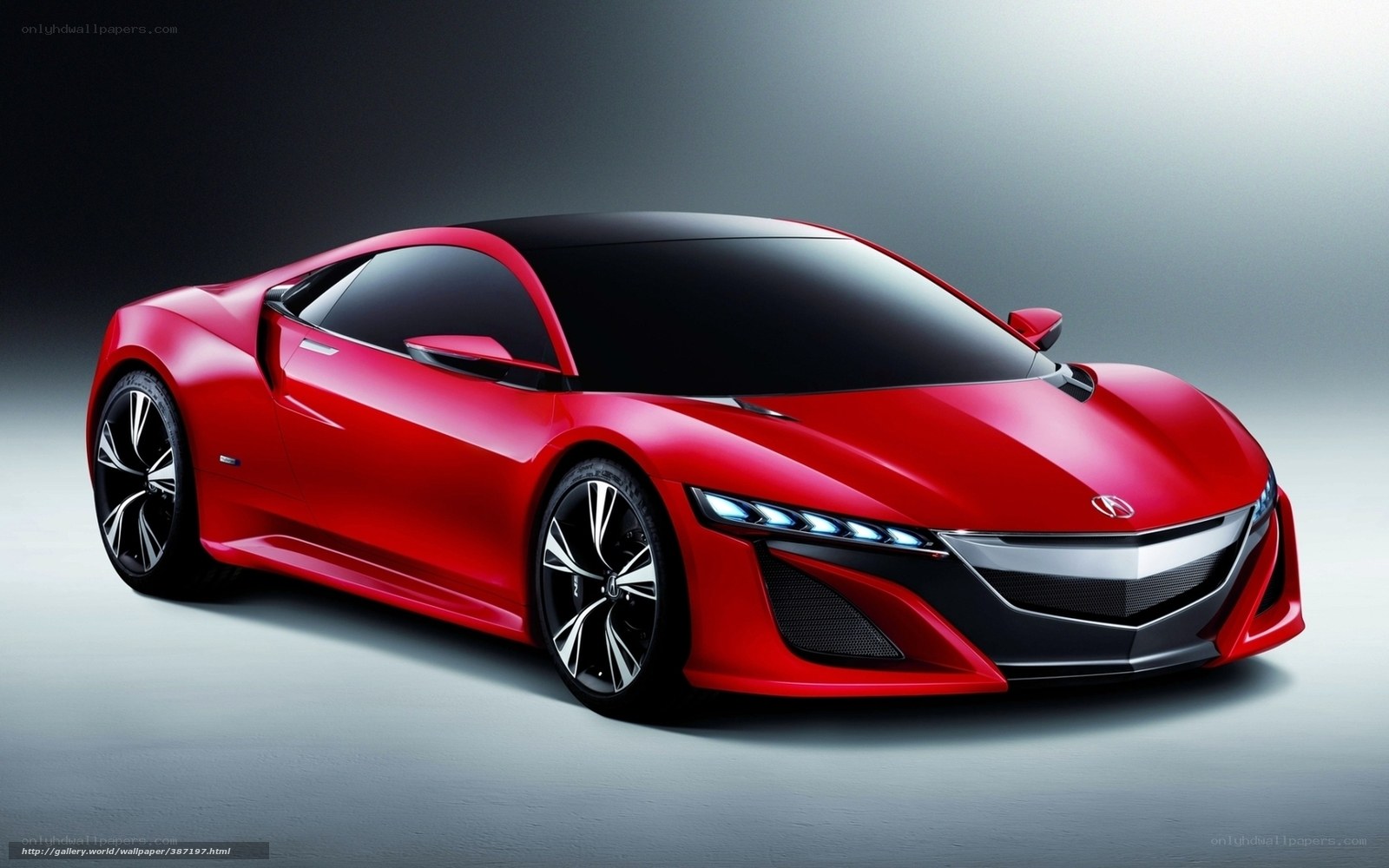Red Acura NSX Concept