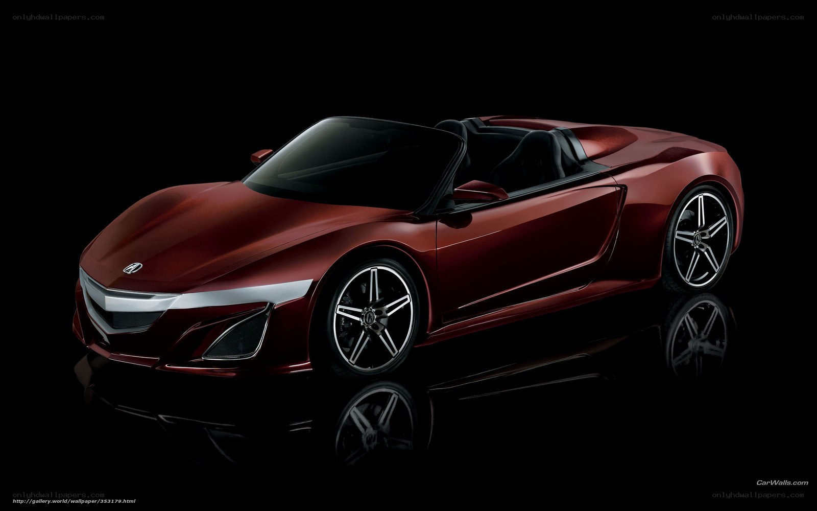 Red Acura NSX Concept
