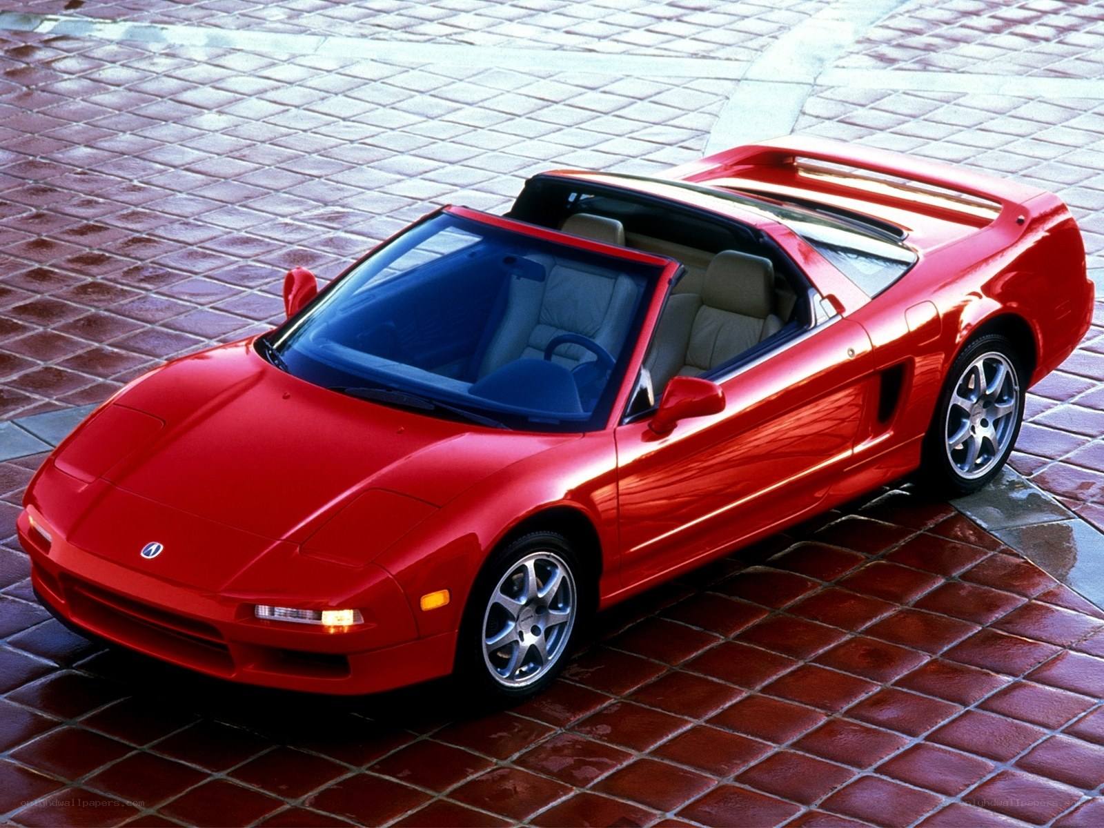 Red Acura NSX convertible