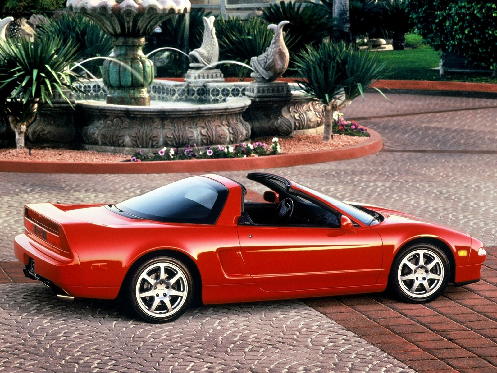 Red Acura NSX convertible
