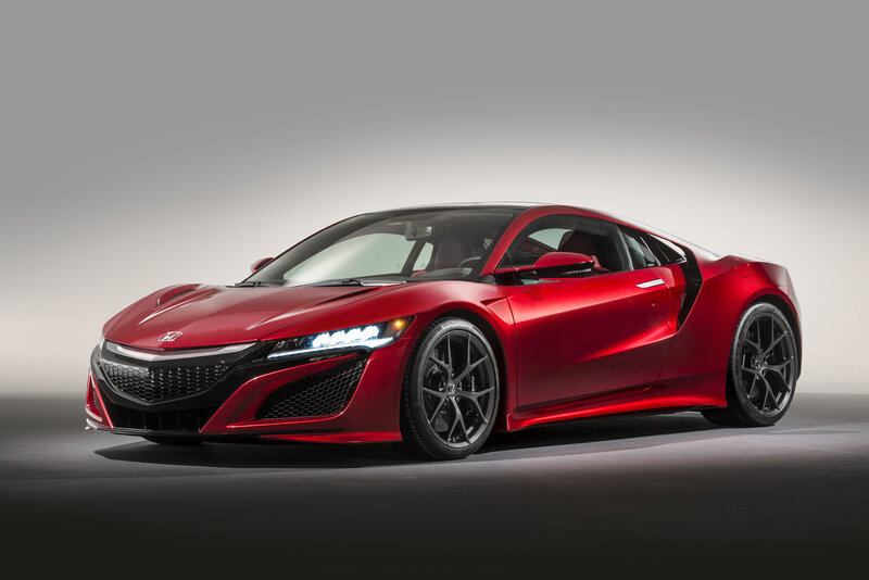Red Acura NSX sports car