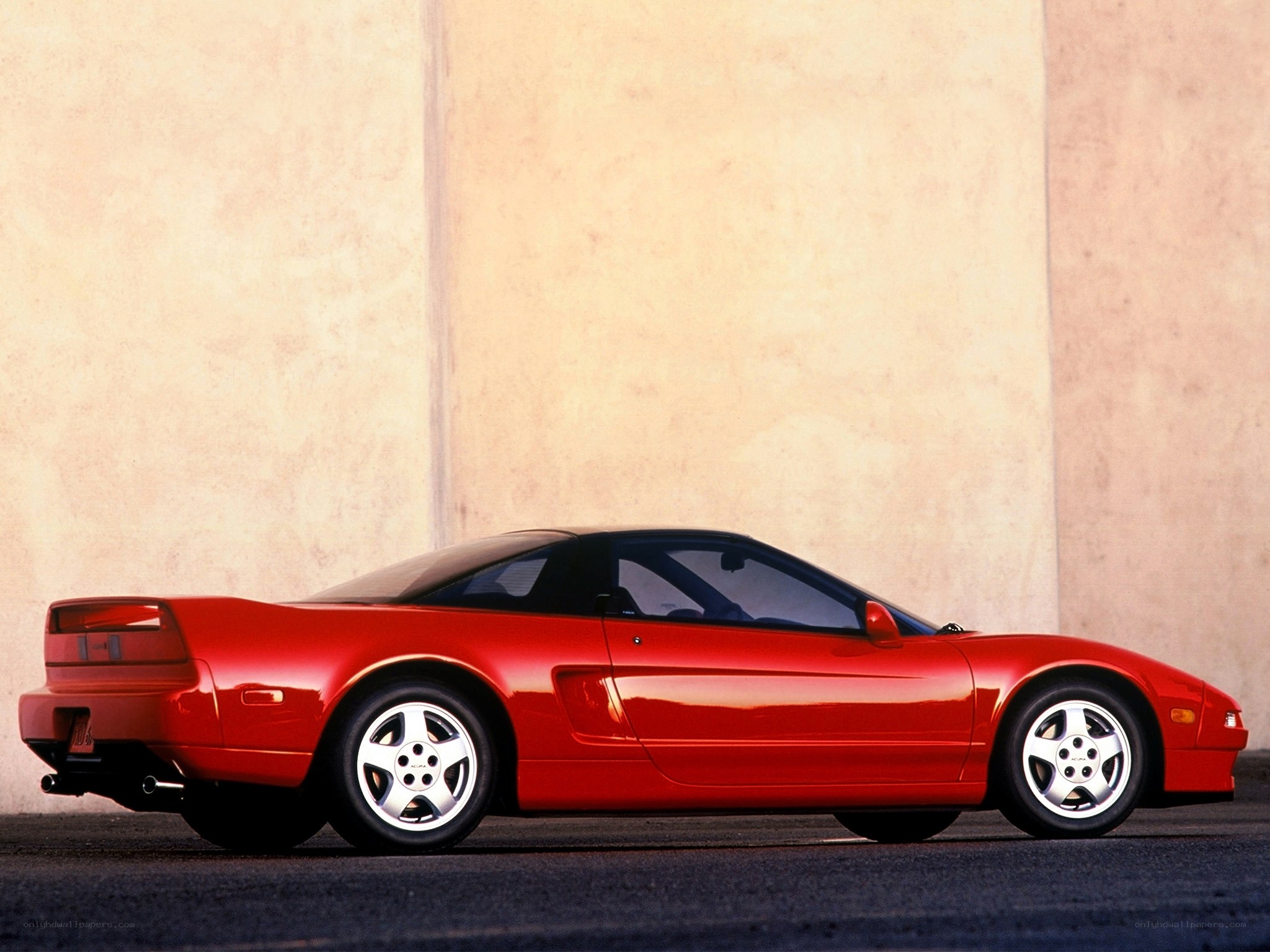 Red Acura NSX sports car