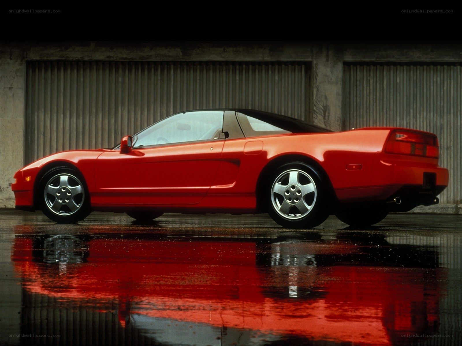 Red Acura NSX sports car