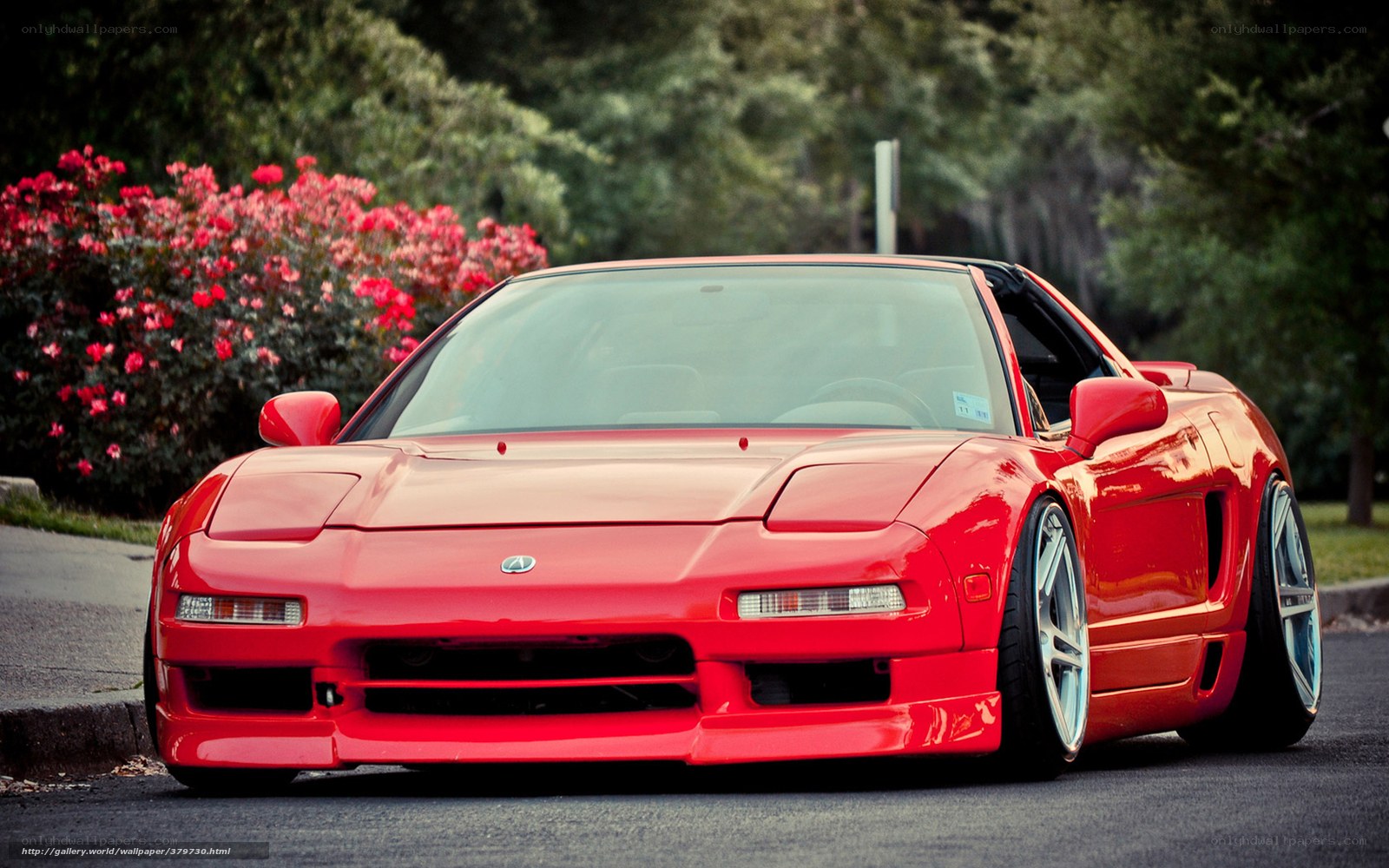 Red Acura NSX sports car