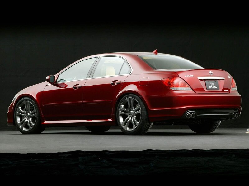Red Acura Rl Sedan — Dramatic, Photograph, Car, Wheels