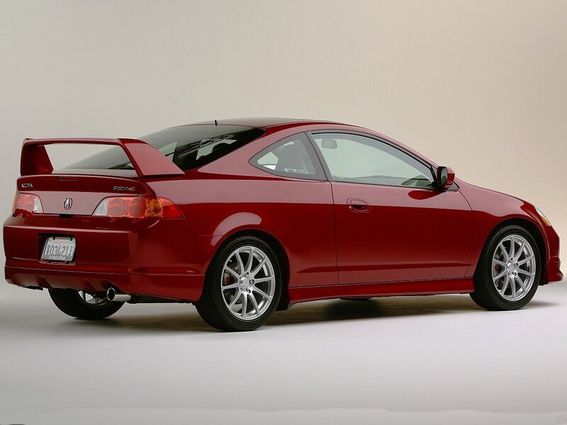 red acura rsx coupe