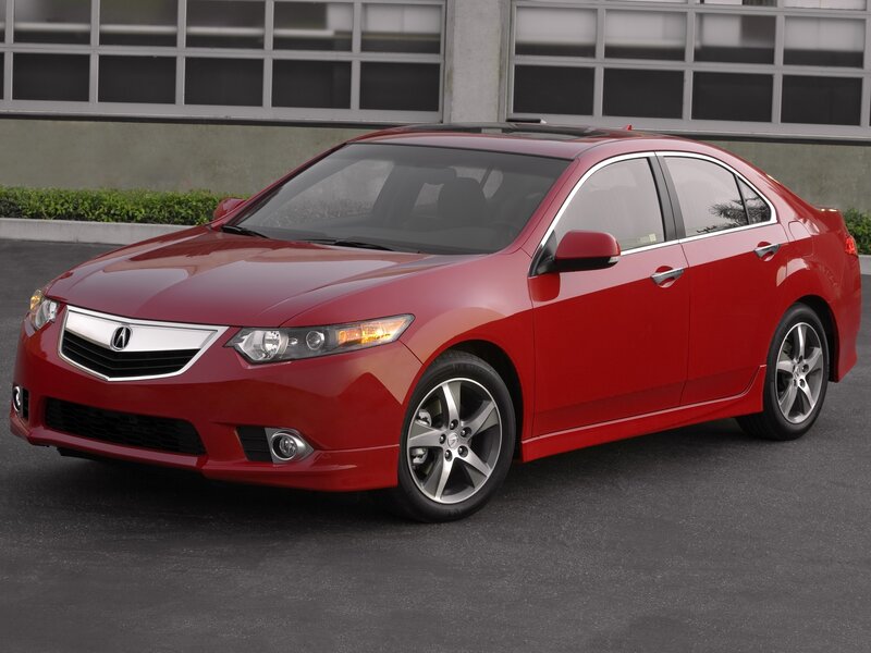 Red Acura Sedan — Neutral, Photograph