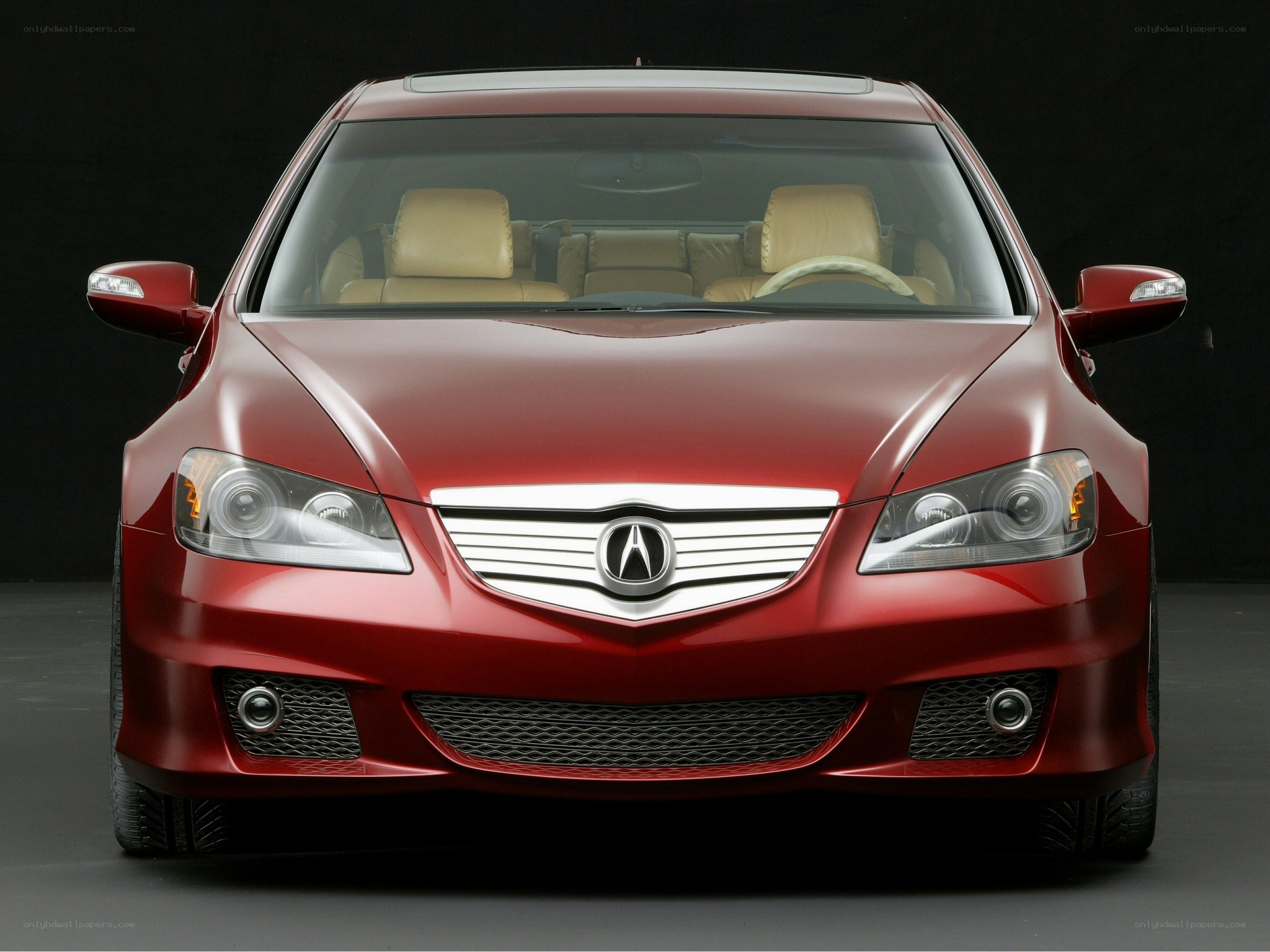 Red Acura TL Concept