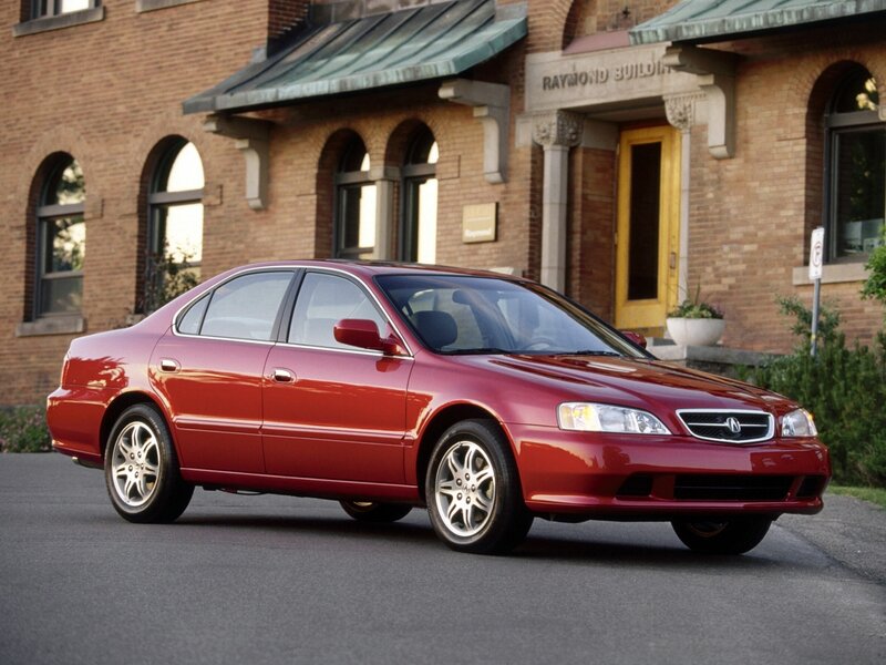 Red Acura TL Sedan — Calm