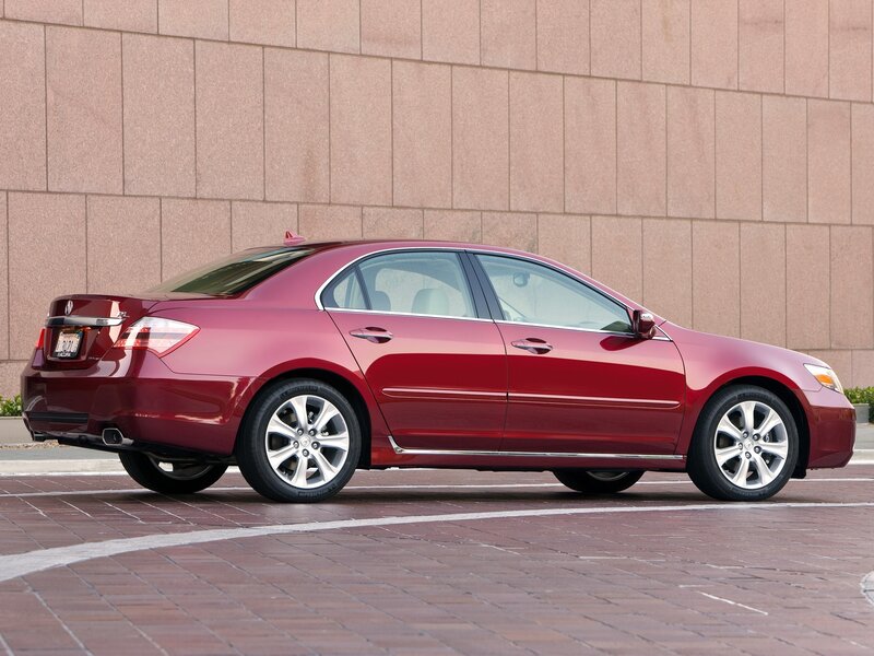 Red Acura Tl Sedan — Neutral