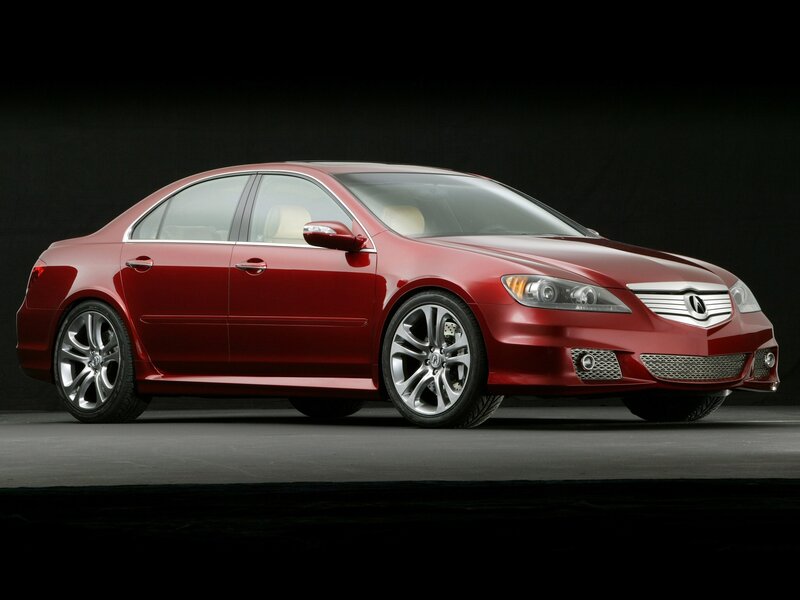 red acura tl sedan