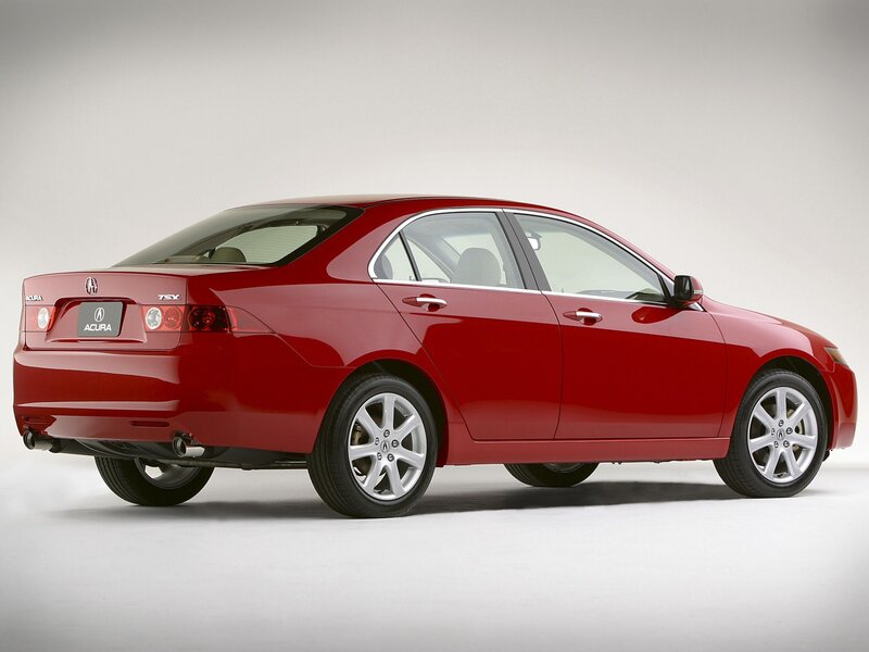 Red Acura Tsx Sedan — Neutral