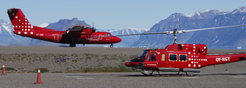 Red Aircraft on Tarmac