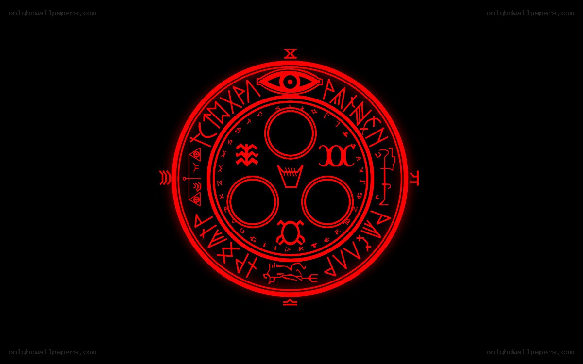 red alchemy circle