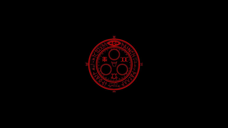 red alchemy circle