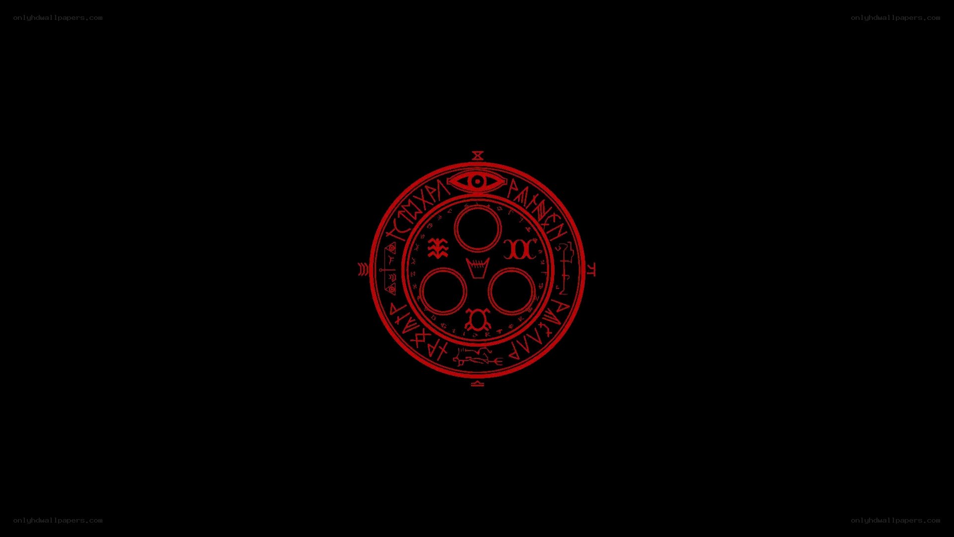 red alchemy circle