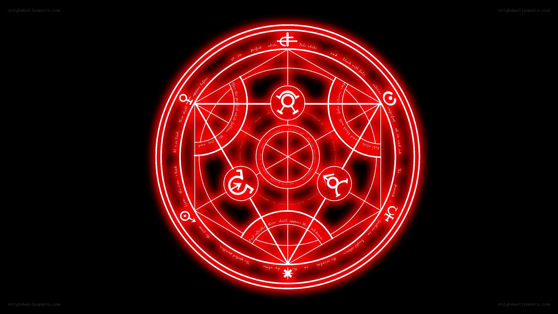 red alchemy circle
