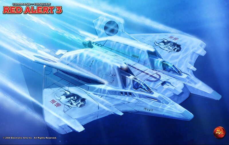 Red Alert 3 fighter jets