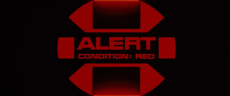 Red alert condition displayed