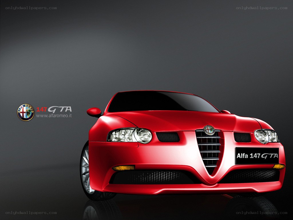 Red Alfa Romeo 147 GTA