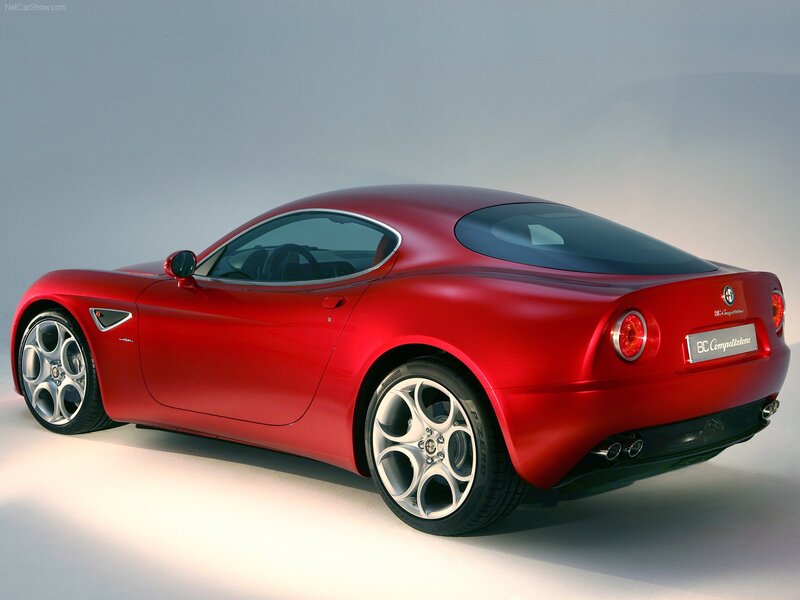 Red Alfa Romeo BC Competizione