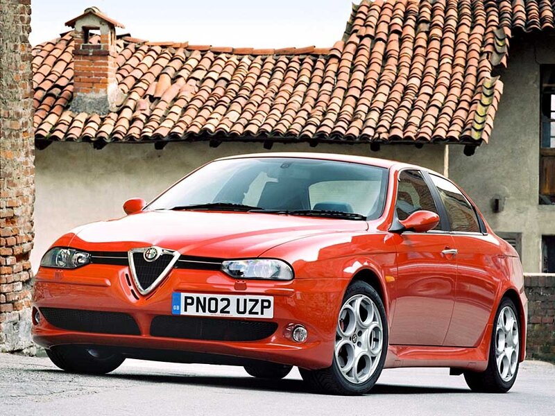 red alfa romeo car