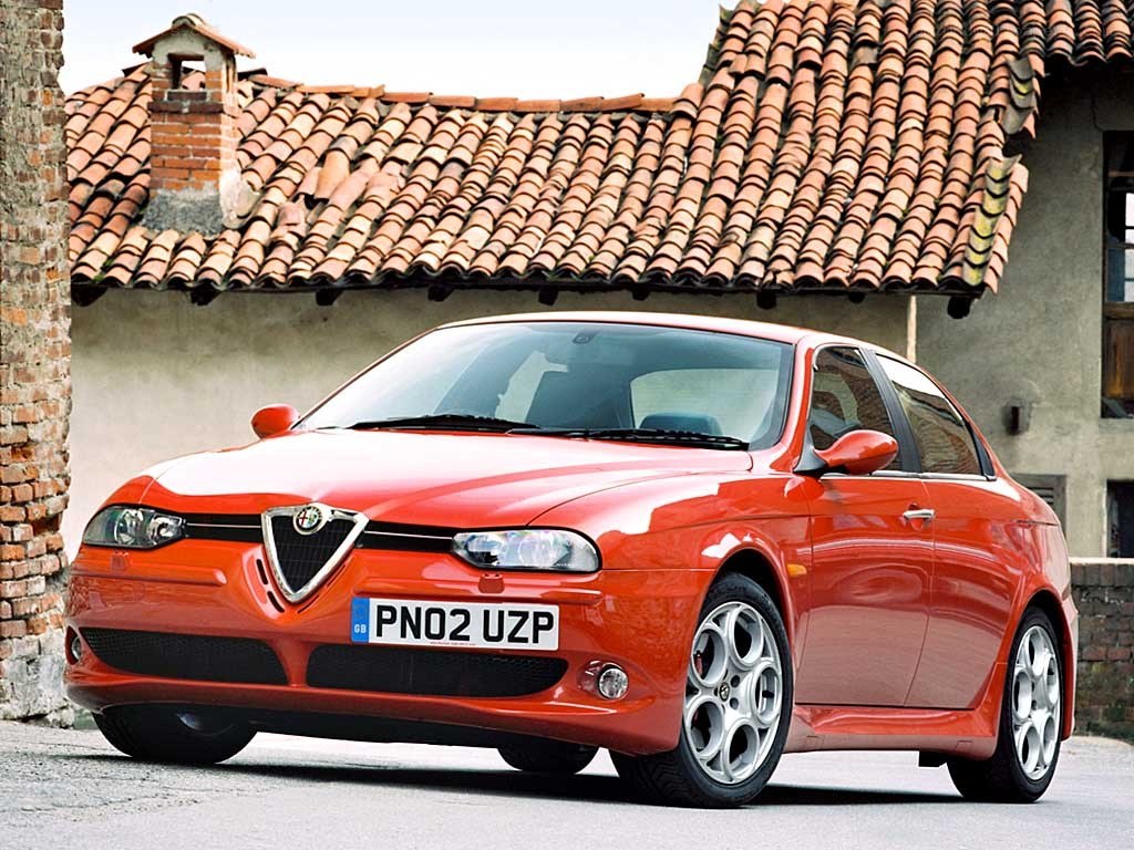 red alfa romeo car