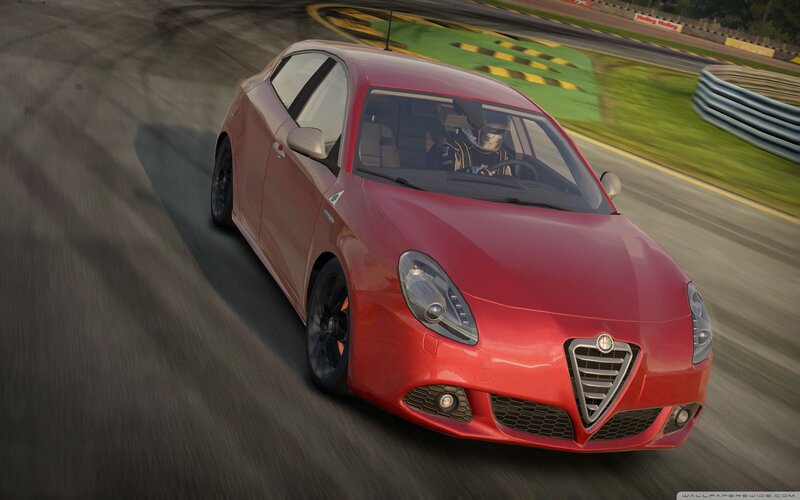Red Alfa Romeo Car — Dynamic