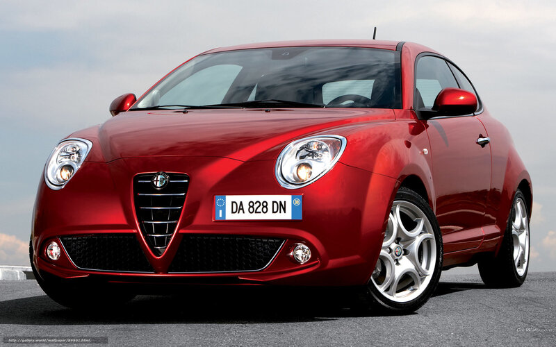 Red Alfa Romeo Car — Neutral