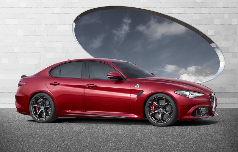 Red Alfa Romeo Giulia