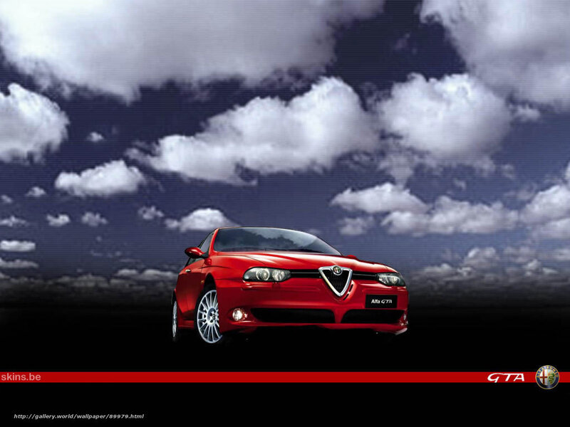 Red Alfa Romeo GTA car