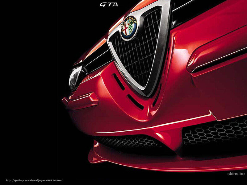 red alfa romeo gta front