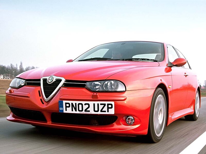 red alfa romeo in motion